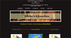 Desktop Screenshot of michas-kaennchen.de